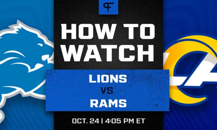 Lions at Rams Week 7 photos