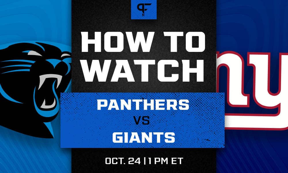 NY Giants vs. Panthers: How to watch, TV, radio and odds