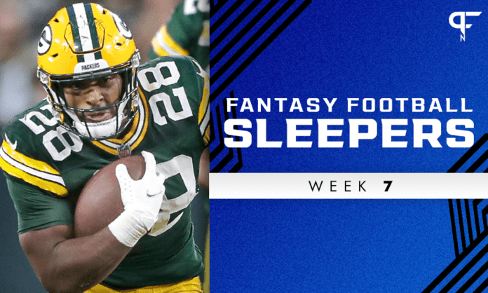 Week 7 Fantasy Sleepers: AJ Dillon, Rhamondre Stevenson, and Sony Michel