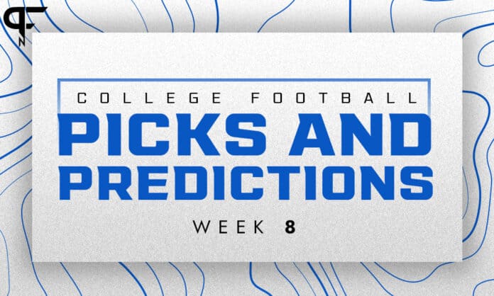 College football predictions, picks, and odds against the spread for Week 8
