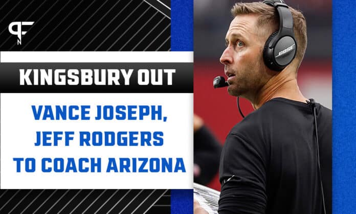 Cardinals' Kliff Kingsbury to miss Browns game, Vance Joseph and Jeff Rodgers to coach