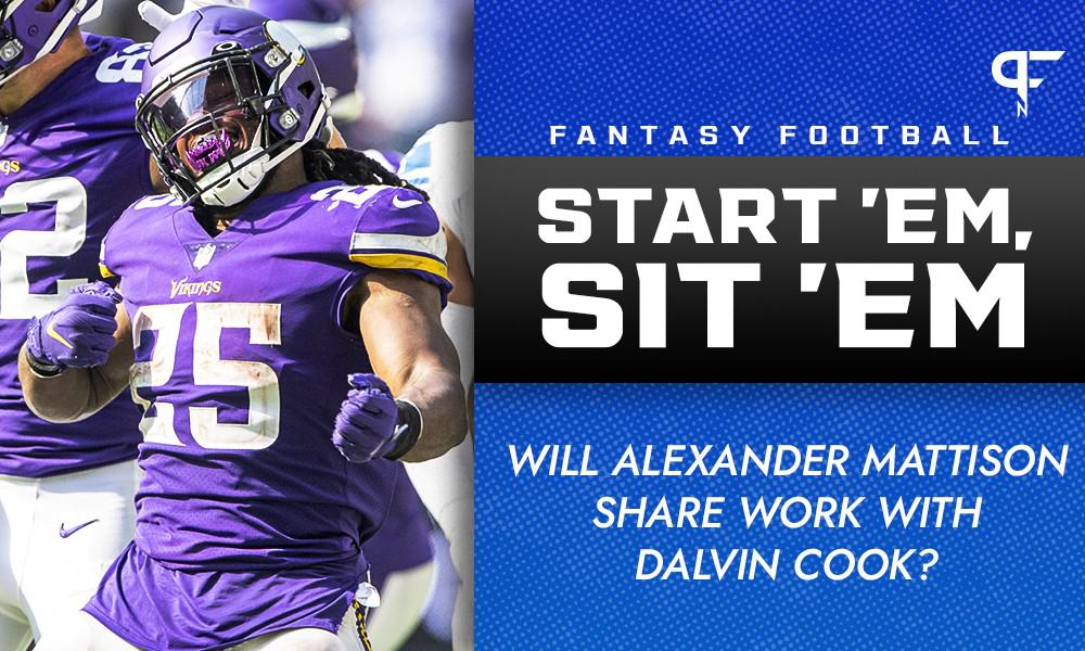 Fantasy Week 6 Start 'Em Sit 'Em: Alexander Mattison, Teddy