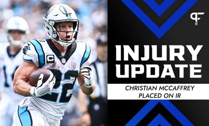 Christian McCaffrey leaving TNF with a hamstring injury has