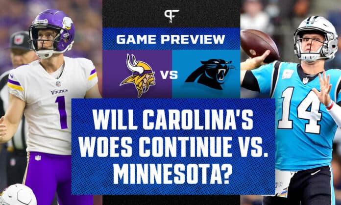 Minnesota Vikings vs. Carolina Panthers Start 'Em, Sit 'Em: Players To  Target Include Alexander Mattison, Jordan Addison, Adam Thielen, and Others