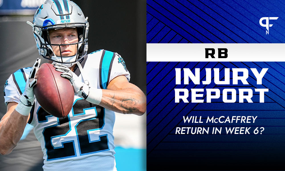 Panthers RB Christian McCaffrey (thigh) questionable to play