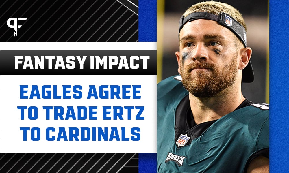 Eagles trade TE Zach Ertz to Arizona Cardinals for CB Tay Gowan