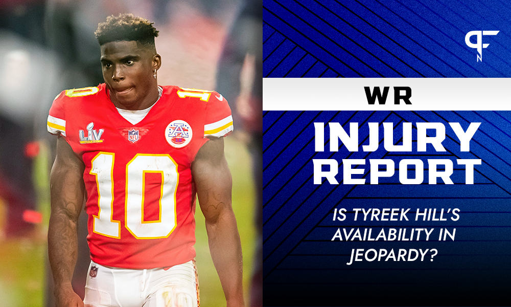 Dolphins WR Tyreek Hill questionable to return with ankle injury