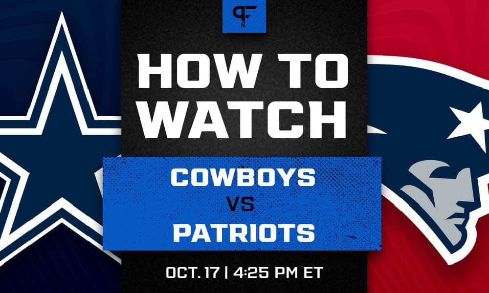 How to Watch/Listen: Dallas Cowboys at New England Patriots