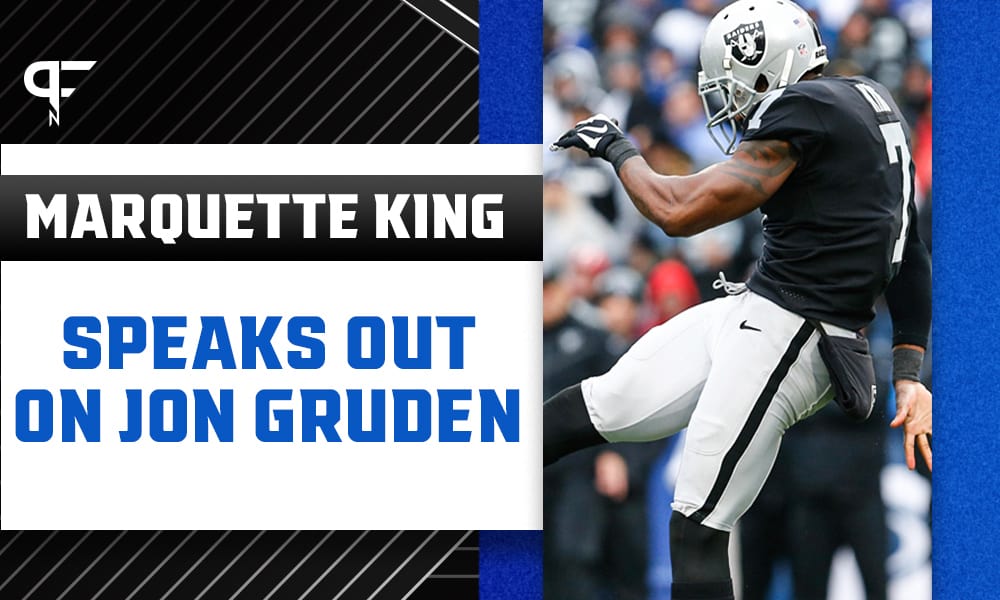 Raiders punter Marquette King lobs accusation at Jon Gruden over