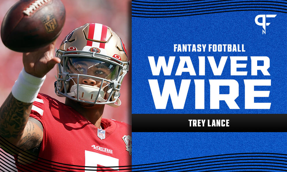 Trey Lance Waiver Wire Week 6: Fantasy outlook for the 49ers rookie and  Jimmy Garoppolo