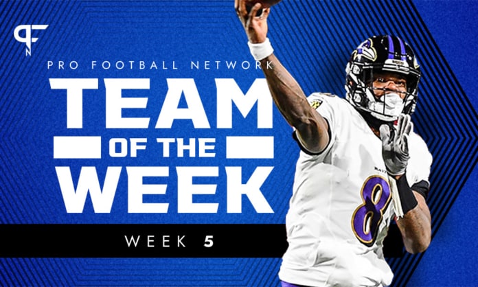 Week 5 NFL Team of the Week: Lamar Jackson dazzles on Monday night