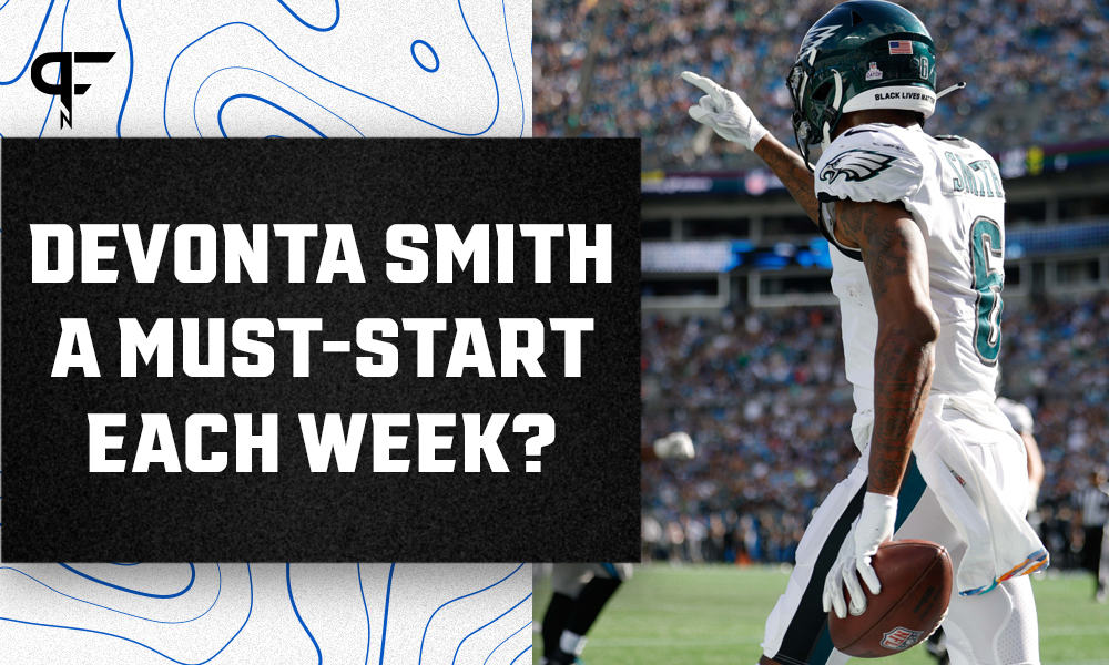 Monday Night Football NFL prop bets include DeVonta Smith, Devin