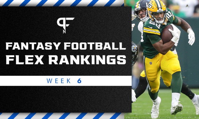 Week 6 Flex Rankings: Zach Pascal, AJ Dillon just inside the top 100