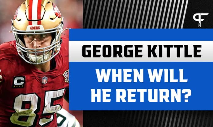 George Kittle injury update: Latest on 49ers TE for fantasy