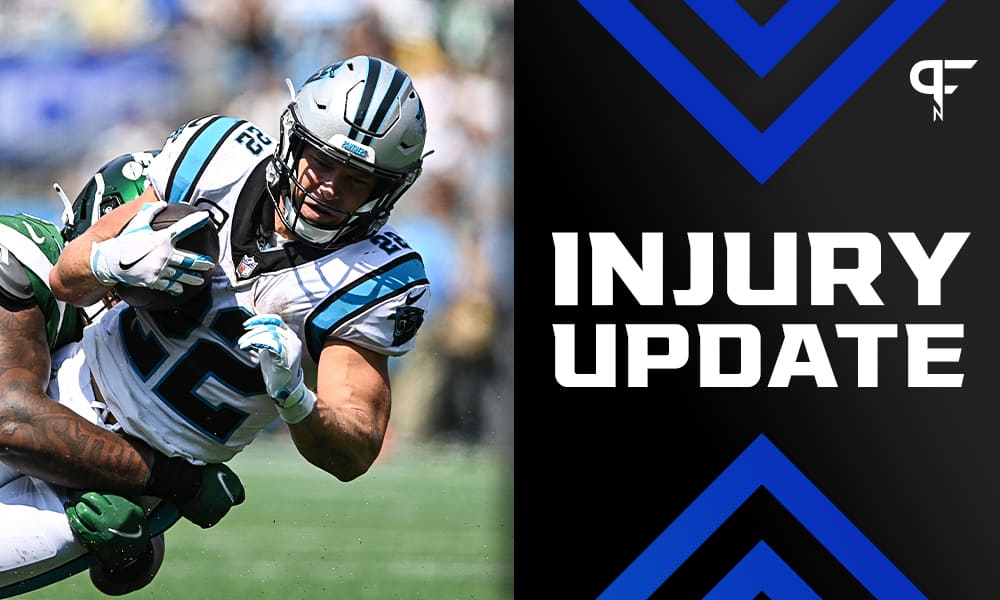 Panthers start Chuba Hubbard as Christian McCaffrey is out