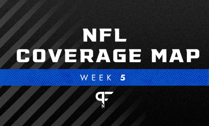 NFL Week 5 coverage map: TV schedule for CBS, Fox regional broadcasts