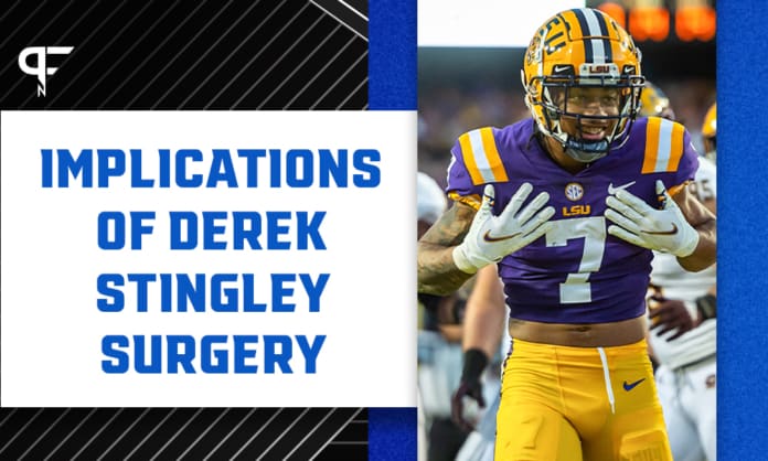 Derek Stingley Jr. has procedure on foot; LSU cornerback will try