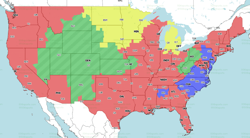 Nfl Coverage Map Week 5 2024 Dot Randee