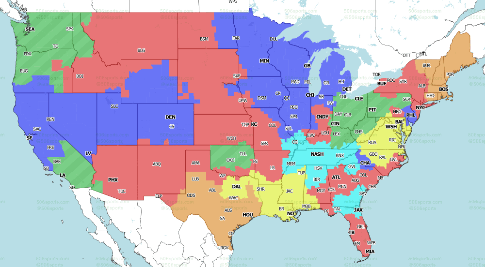 Eagles vs. Cardinals: TV coverage map for Week 5