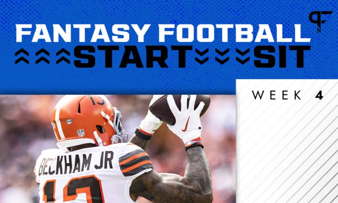 Fantasy plays: Players to start and sit for NFL Week 4 - St