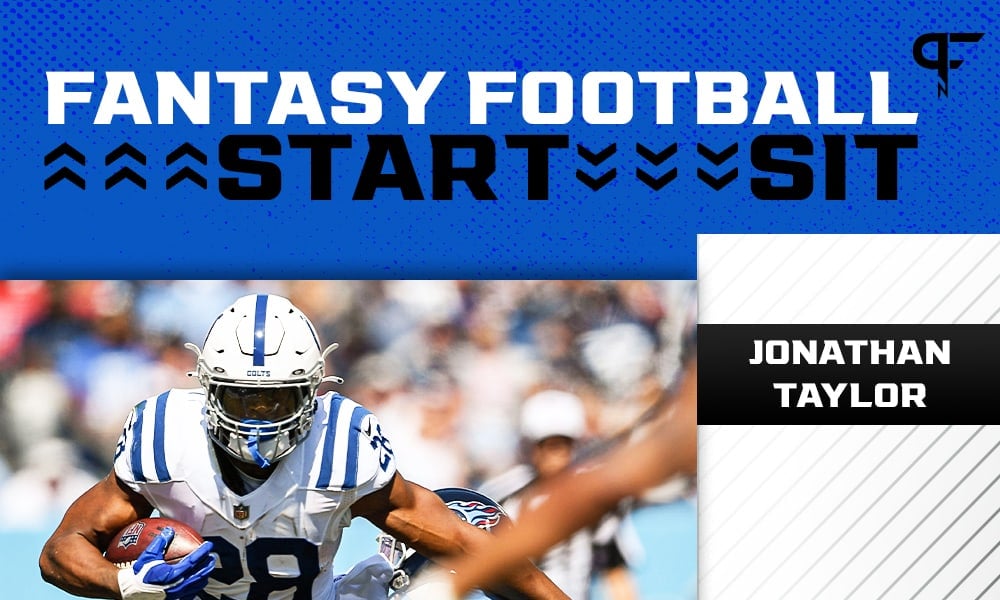 Jonathan Taylor fantasy football start/sit advice: What to do with