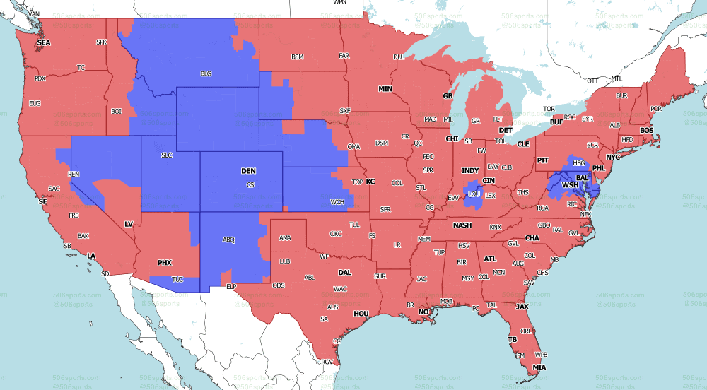 NFL Week 4 coverage map: Full TV schedule for CBS, Fox regional broadcasts