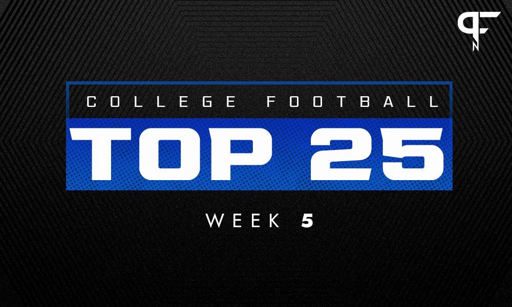 College Football Playoff rankings week 5: Cincinnati remains at No