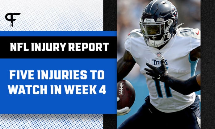 Week 18 injury report for 2021 NFL season