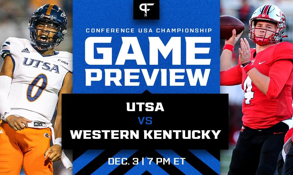 2021 Conference USA Championship Game Pick and Prediction: How to watch  Western Kentucky vs. UTSA