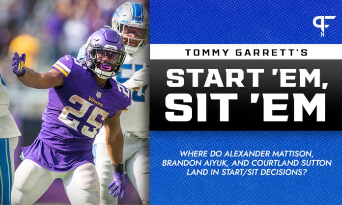 Start 'Em, Sit 'Em Week 13: Where do Alexander Mattison, Brandon