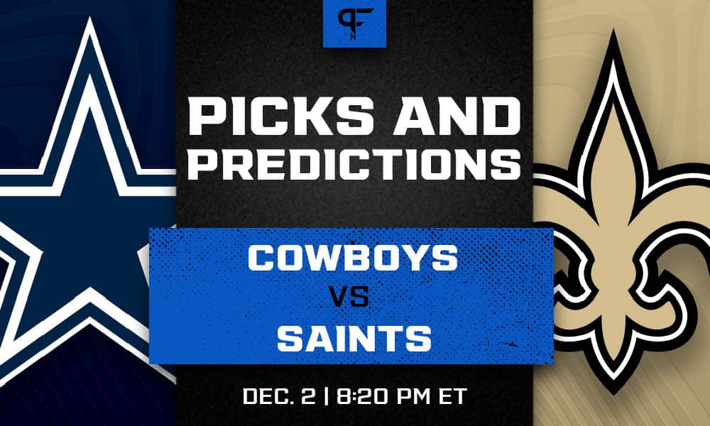 New Orleans Saints vs Dallas Cowboys on December 2, 2021