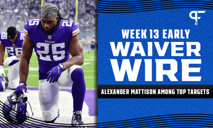 Waiver Wire Week 11: 13 Players to Target in Your Fantasy League