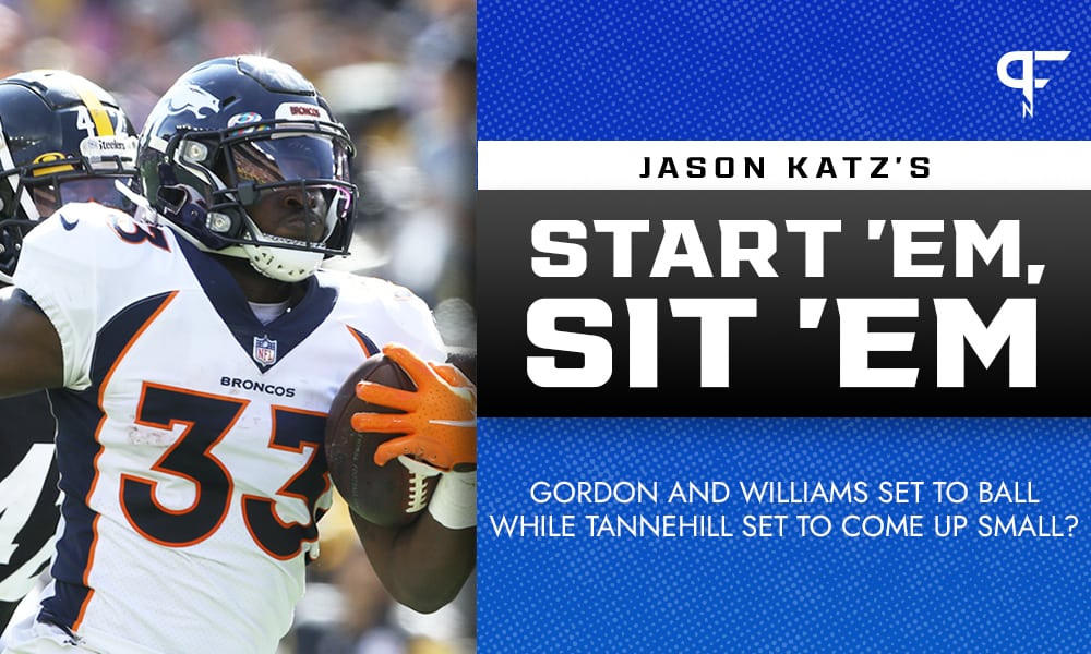 NFL Start 'Em, Sit 'Em Week 12: Melvin Gordon and Javonte Williams