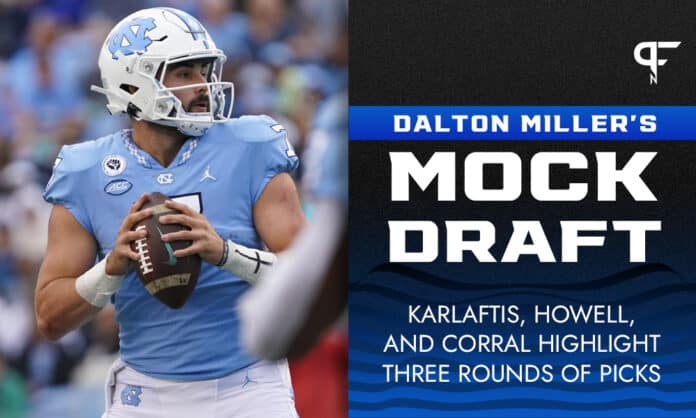 2022 NFL Mock Draft: George Karlaftis, Sam Howell, and Matt Corral highlight three rounds of picks
