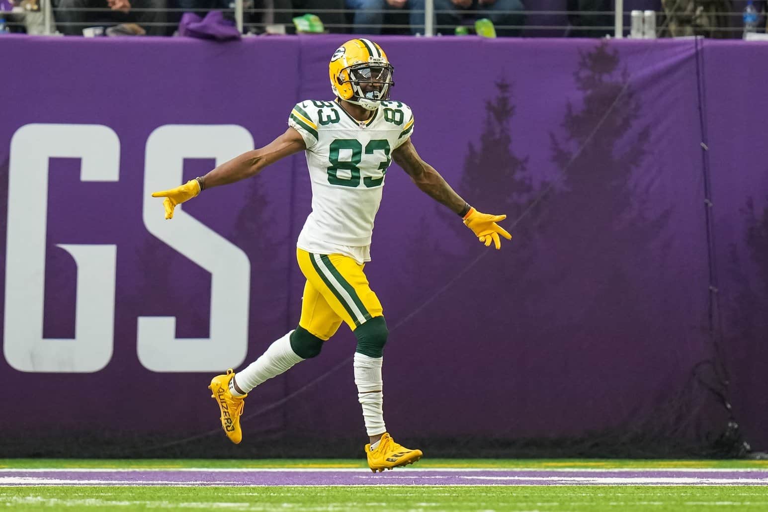 Packers WR Marquez Valdes-Scantling out for Sunday's game versus Steelers