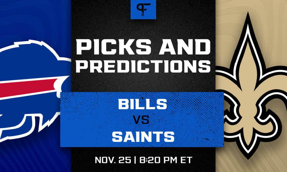 New Orleans Saints vs Buffalo Bills on November 25, 2021