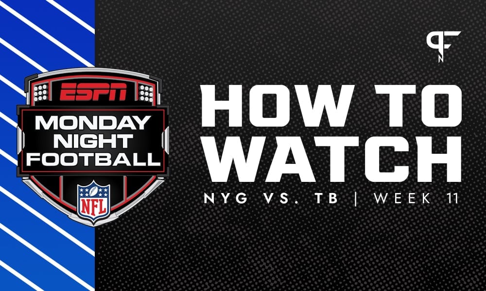What channel is the Giants vs. Buccaneers Monday Night Football