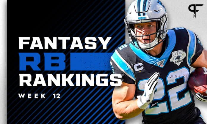 Fantasy RB Rankings Week 12: Jonathan Taylor, Christian McCaffrey, and Dalvin Cook lead the pack
