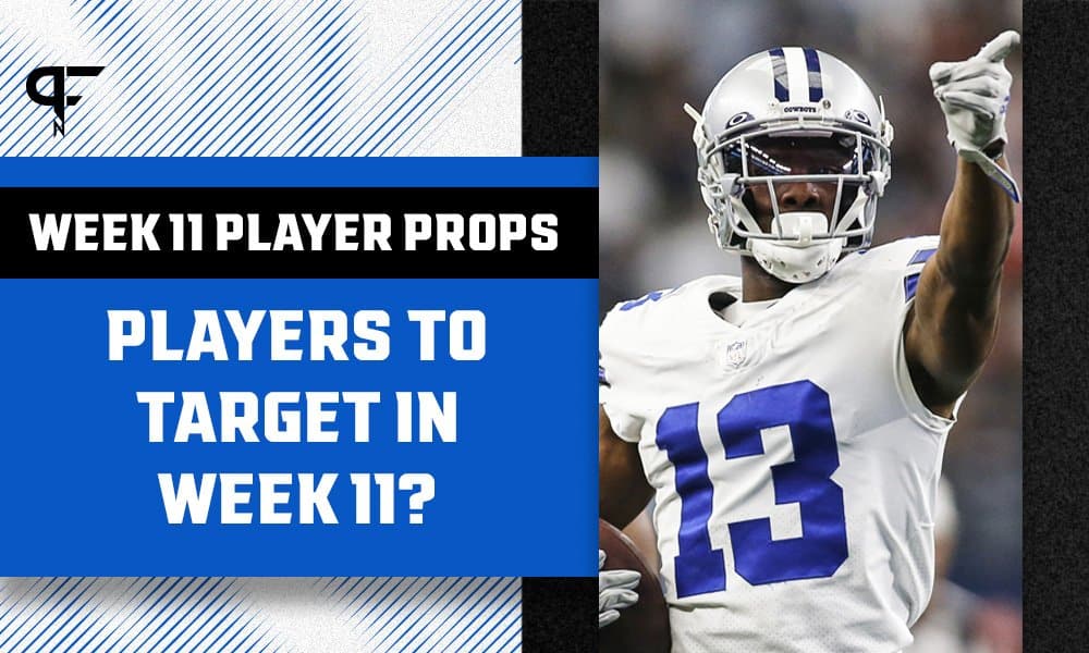 NFL Player Props Week 11: Are Michael Gallup, Joe Mixon, and Austin Ekeler  players to target?