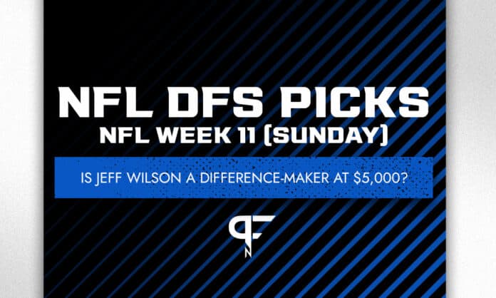 FanDuel NFL picks, Week 11: Best DFS fantasy football lineup