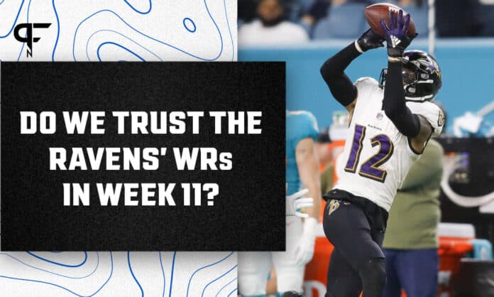 Ravens announce WR Marquise Brown out, QB Lamar Jackson questionable for  Week 11