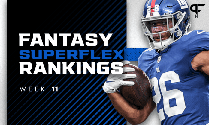 Week 11 Fantasy Football Rankings