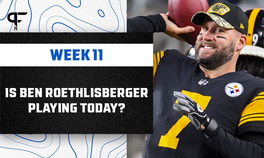 Will Ben Roethlisberger play Sunday night vs. the Chargers?