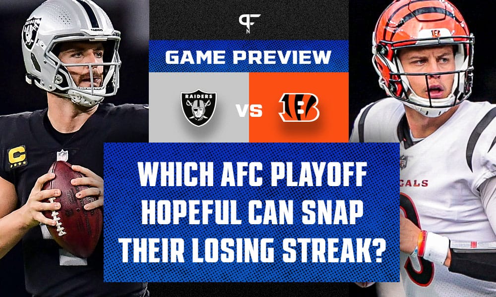 Cincinnati Bengals vs. Las Vegas Raiders: Matchups, prediction for a vital  AFC playoff battle