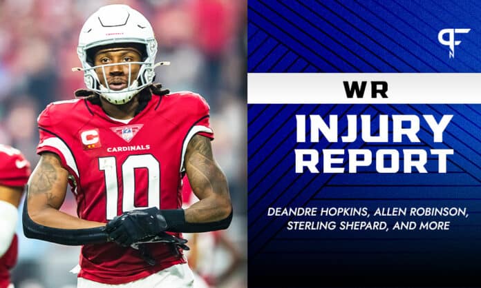 NFL Week 11 injury report: DeAndre Hopkins (hamstring) misses practice;  banged-up Chargers WRs making progress 