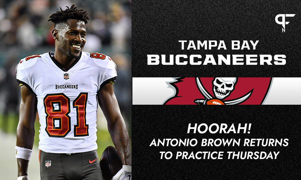 Antonio Brown injury update: Bucs WR gets in full practice