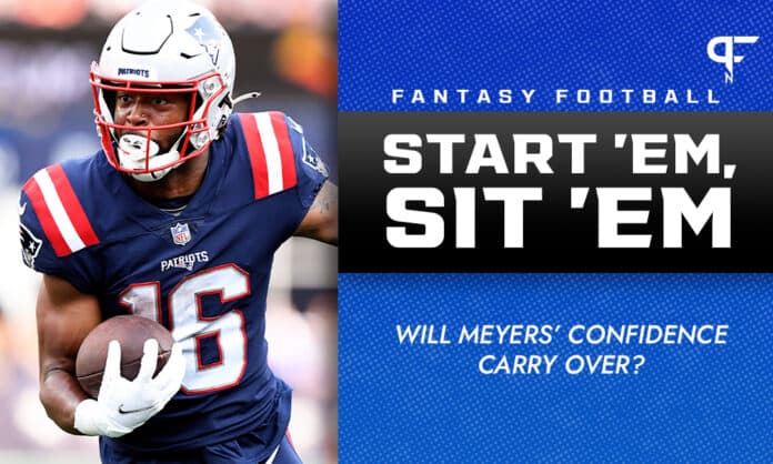 Fantasy football Week 11 start sit: Should I play Jakobi Meyers vs