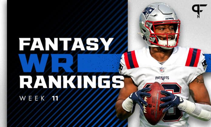 Week 11 WR Rankings Can you trust Russell Gage Jakobi Meyers or