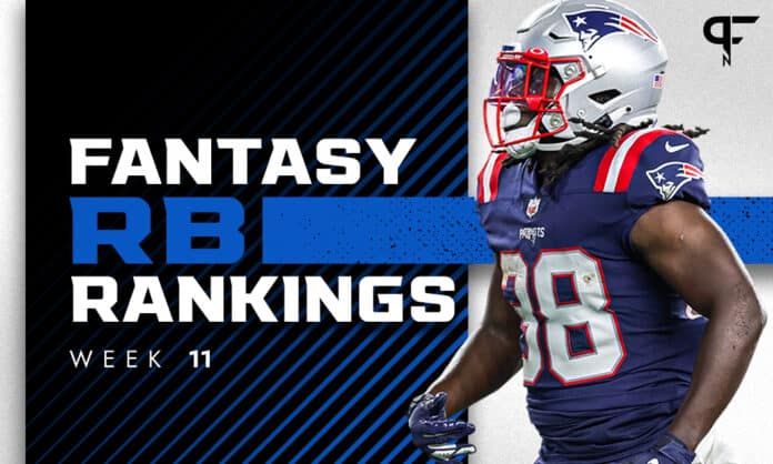Week 11 Fantasy RB Rankings