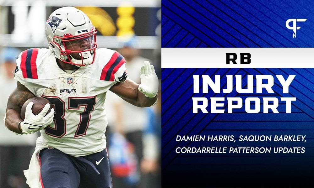 Cordarrelle Patterson absent from New England Patriots practice Thursday 